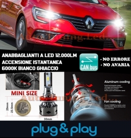 LAMPADE ANABBAGLIANTI LED RENAULT M
