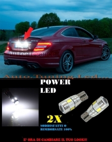 COPPIA LUCI TARGA MERCEDES CLASSE C