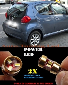COPPIA LUCI TARGA TOYOTA AYGO 2005-