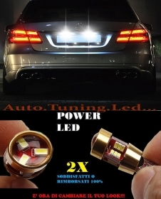 COPPIA LUCI TARGA MERCEDES CLASSE E