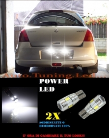 COPPIA LUCI TARGA SUZUKI SWIFT FZ N