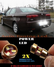 COPPIA LUCI TARGA ALFA ROMEO 166 T1