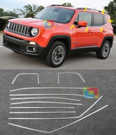 10x MODANATURE ADESIVE JEEP RENEGAD