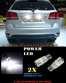 COPPIA LUCI TARGA FIAT FREEMONT CAN