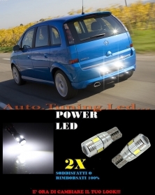COPPIA LUCI TARGA OPEL MERIVA 03-10