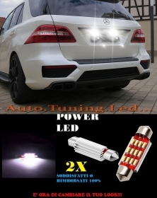 MERCEDES ML W166 LUCI TARGA 12 LED