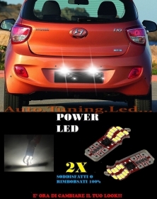 COPPIA LUCI TARGA HYUNDAI i10 2013+