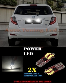 COPPIA LUCI TARGA TOYOTA YARIS MK3