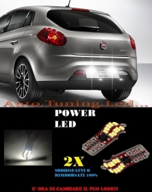 COPPIA LUCI TARGA FIAT BRAVO 2007+