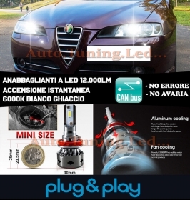 LAMPADE ANABBAGLIANTI LED ALFA ROME