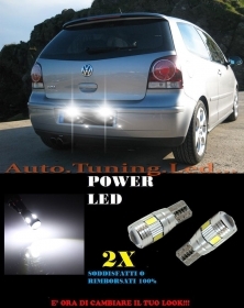 COPPIA LUCI TARGA VW POLO 9N3 05-09
