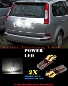 COPPIA LUCI TARGA FORD C MAX 07-10