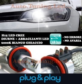 LAMPADE DIURNE ABBAGLIANTI H15 LED