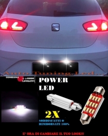 SEAT LEON 1P LUCI TARGA 12 LED SMD