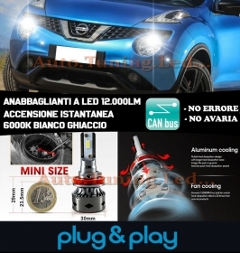 LAMPADE ANABBAGLIANTI LED NISSAN JU
