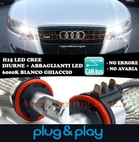 LAMPADE DIURNE ABBAGLIANTI H15 LED