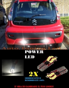 COPPIA LUCI TARGA CITROEN C1 2005-2