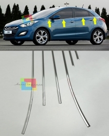 CORNICE FINESTRINI CROMATA HYUNDAI