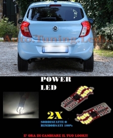 COPPIA LUCI TARGA OPEL KARL 2015 IN