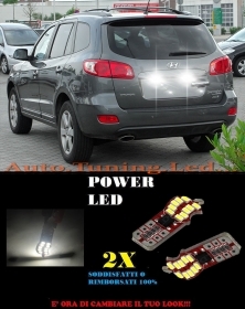 COPPIA LUCI TARGA HYUNDAI SANTA FE