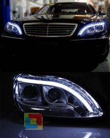 FARI ANTERIORI DIURNE E FRECCIA LED