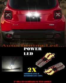 COPPIA LUCI TARGA JEEP RENEGADE T10