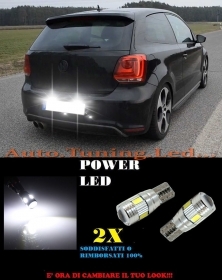 COPPIA LUCI TARGA VW POLO 6R CANBUS