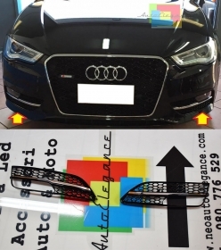 GRIGLIE LATERALI FENDINEBBIA AUDI A