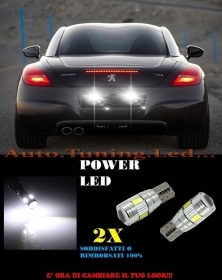COPPIA LUCI TARGA PEUGEOT RCZ 2010+