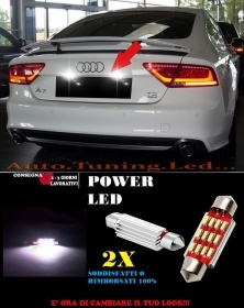AUDI A7 10-14 LUCI TARGA 12 LED SMD