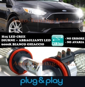 LAMPADE DIURNE ABBAGLIANTI H15 LED