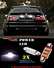 BMW SERIE 3 E46 LUCI TARGA 12 LED S