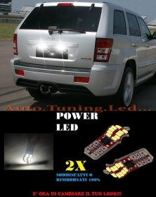 COPPIA LUCI TARGA JEEP GRAND CHEROK