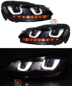 VW GOLF 6 08-12 FARI ANTERIORI GTI
