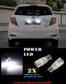 COPPIA LUCI TARGA TOYOTA YARIS MK3