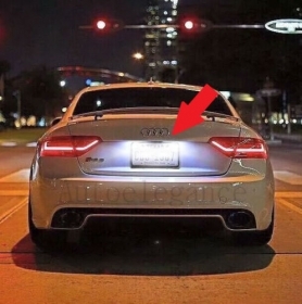 COPPIA LUCI TARGA A 6 LED BIANCO 36