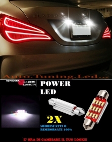 MERCEDES CLA CLS LUCI TARGA 12 LED
