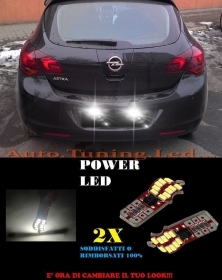 COPPIA LUCI TARGA OPEL ASTRA J GTC