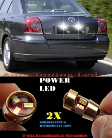 COPPIA LUCI TARGA TOYOTA AVENSIS 20
