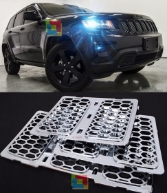 GRIGLIE ANTERIORI CROMATE JEEP GRAN