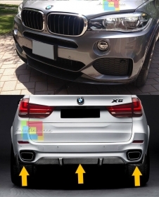 BMW X5 F15 SPOILER SOTTO PARAURTI P