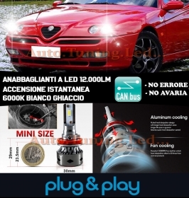 LAMPADE ANABBAGLIANTI LED ALFA ROME