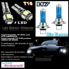 AUDI A4 8E SET LAMPADE H7 BLU XENON