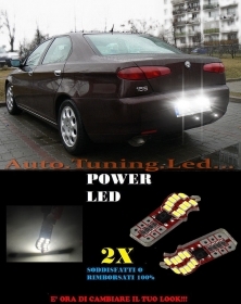 COPPIA LUCI TARGA ALFA ROMEO 166 T1