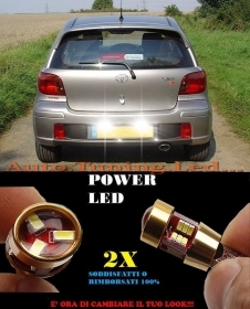 COPPIA LUCI TARGA TOYOTA YARIS 98-0