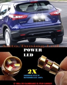 COPPIA LUCI TARGA NISSAN QASHQAI 20