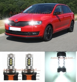 SKODA RAPID COPPIA LAMPADE H15 POSI