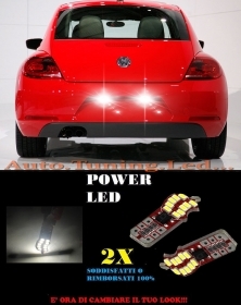 COPPIA LUCI TARGA VW BEETLE 2011+ T