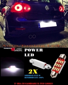 VW GOLF 5 LUCI TARGA A 12 LED SMD B