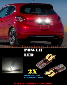 COPPIA LUCI TARGA PEUGEOT 208 T10 B